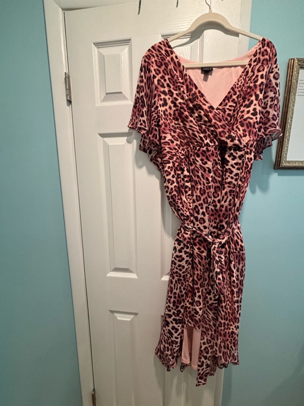 Torrid  Leopard Print Wrap Dress